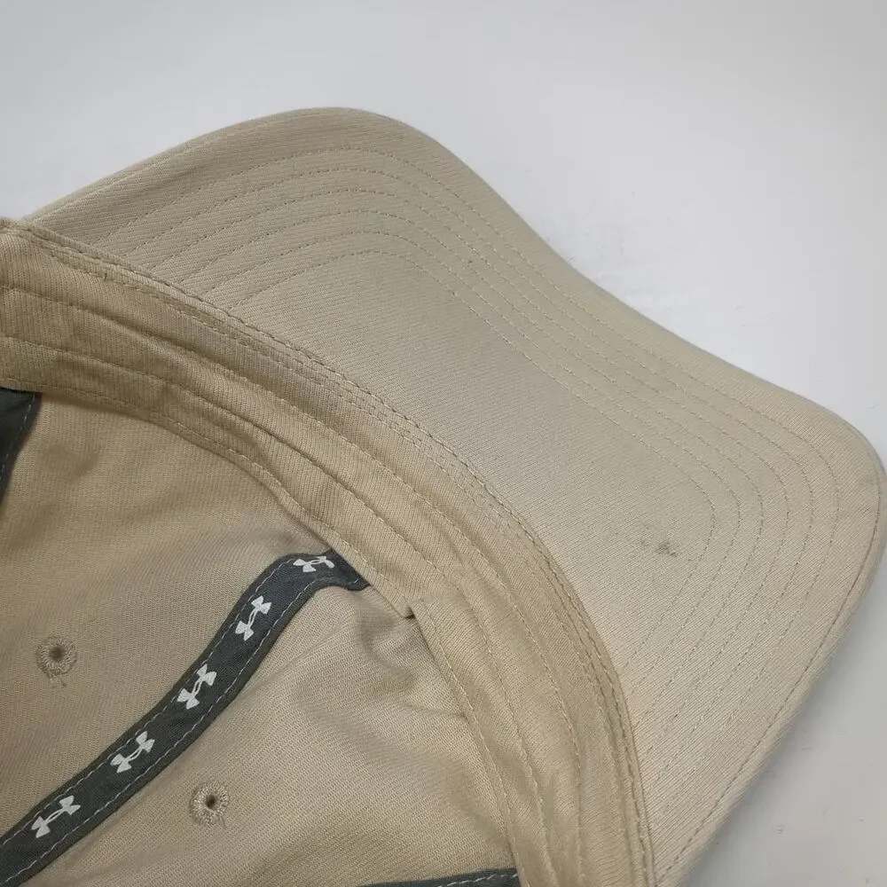 Under Armour Baseball Cap Beige One Size Slideback Unstructured Blank Hat
